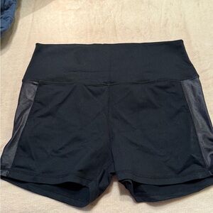 IAB MFG Women's Black High-Waisted Shorts